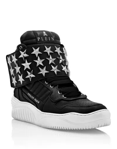 Philipp Plein Thunder High-top-sneakers In Black