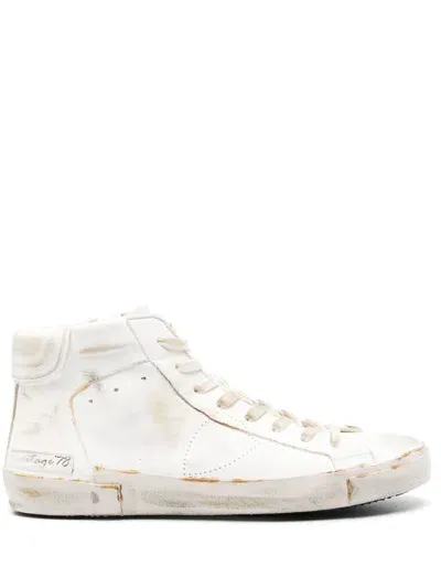 Philippe Model Paris Prsx Hi-top Sneakers In White