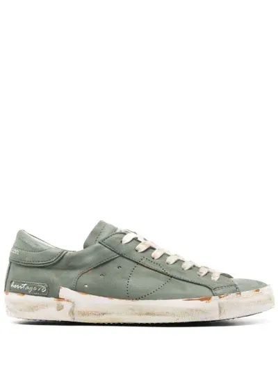 Philippe Model Paris Prsx Sneakers In Green