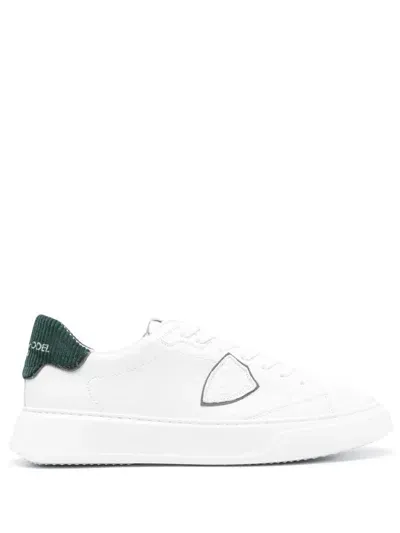 Philippe Model Paris Temple Sneakers In White