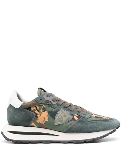 Philippe Model Paris Trpx Haute Sneakers In Green