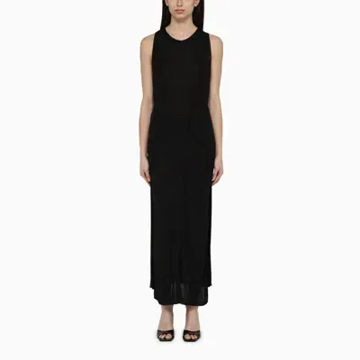 Philosophy Black Viscose Midi Dress