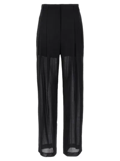 Philosophy Semi-sheer Trousers Pants Black