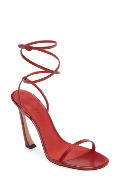 Piferi Fade Ankle Wrap Sandal In Red