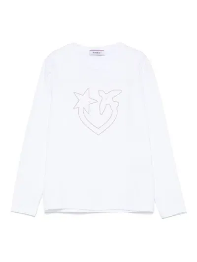 Pinko Kids' Jersey T-shirt In White