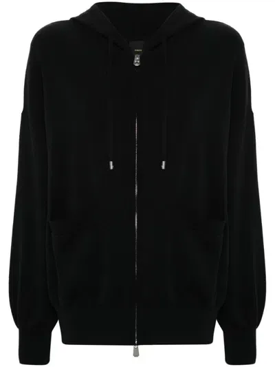 Pinko Tirage Hoodie In Black