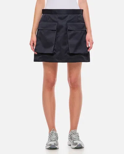 Plan C Cargo Mini Skirt In Black