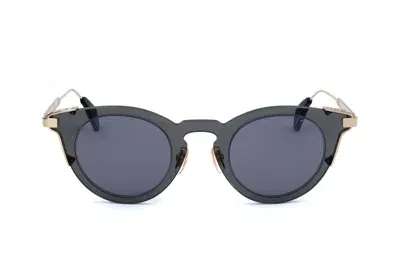 Police Sunglasses In Shiny Grey Gold