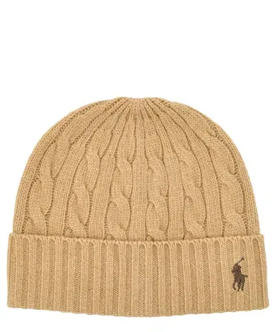 Polo Ralph Lauren Beanie In Beige