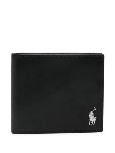 Polo Ralph Lauren Bi-fold Wallet In Black