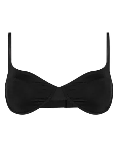 Polo Ralph Lauren Jersey Bikini Top In Black