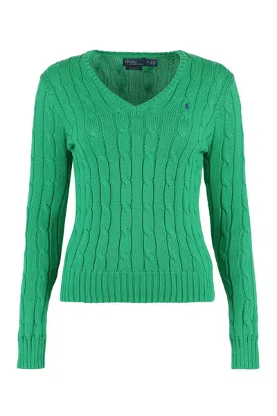 Polo Ralph Lauren Kimberly Cable In Green