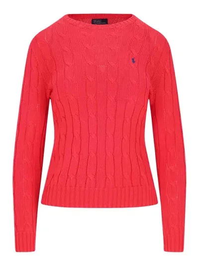 Polo Ralph Lauren Crewneck In Red