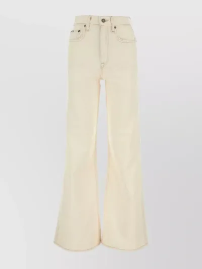 Polo Ralph Lauren Flared Jeans In Beige