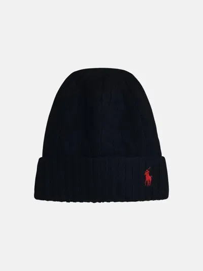 Polo Ralph Lauren Navy Wool Beanie