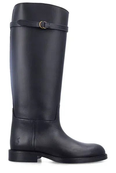 Polo Ralph Lauren Polo Riding Boots In Black