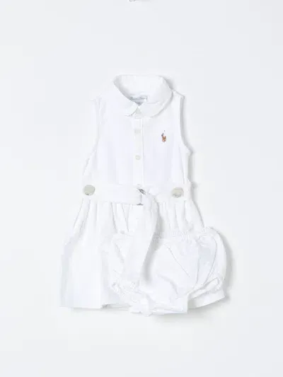 Polo Ralph Lauren Babies' Romper  Kids Color White