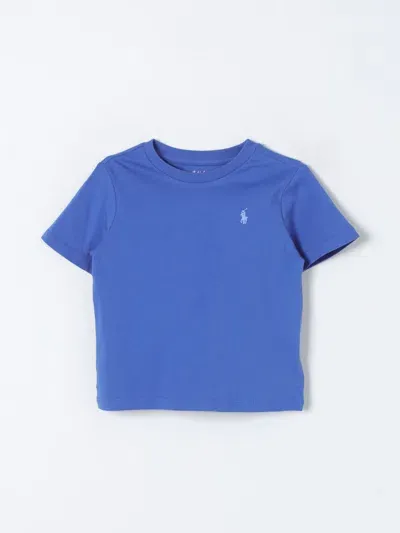 Polo Ralph Lauren Babies' T-shirt  Kids Color Blue