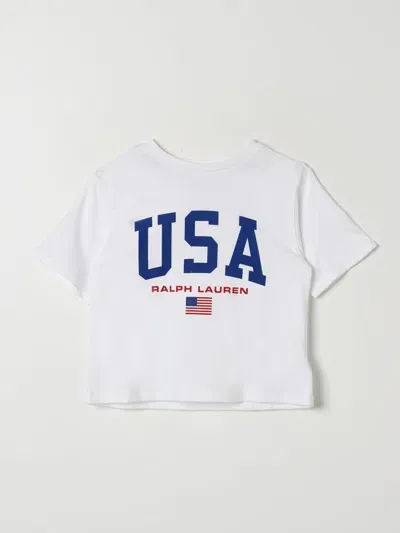 Polo Ralph Lauren T-shirt  Kids Color White In Weiss