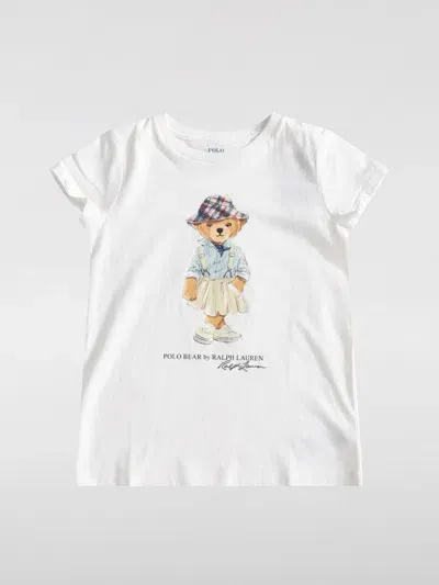 Polo Ralph Lauren Kids' T-shirt  Kinder Farbe Weiss