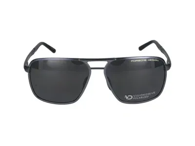 Porsche Design Sunglasses In Blue, Black