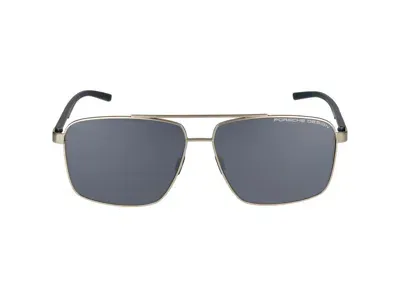 Porsche Design Sunglasses In Gold, Blue, Red