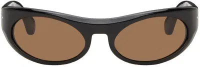 Port Tanger Black Touba Sunglasses In Black/tobacco