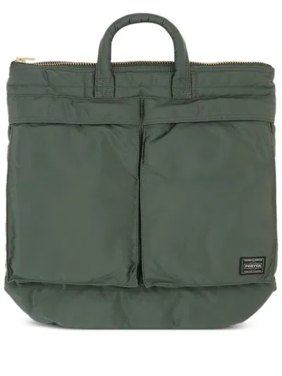 Porter-yoshida & Co Tanker Tote Bag In Green