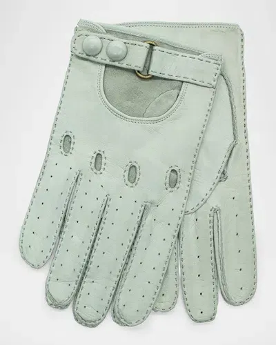 Portolano Men's Driving Leather Gloves In Sting