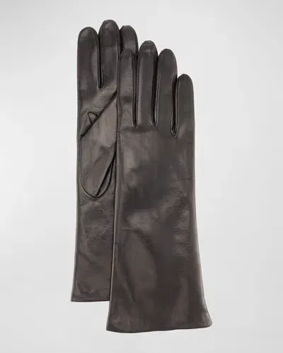 Portolano Napa Leather Gloves In Black