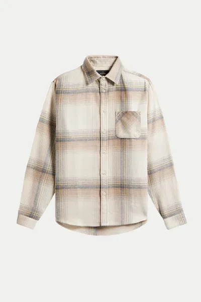 Portuguese Flannel Nogal Checked Cotton-flannel Shirt In Neutrals