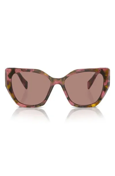 Prada 50mm Small Rectangular Sunglasses In Multi