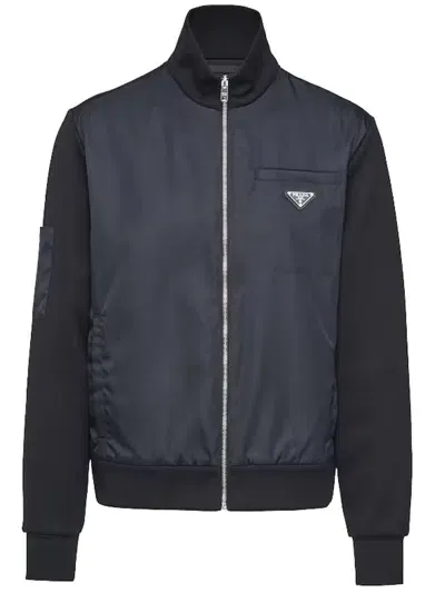 Prada Blouson Clothing In Black