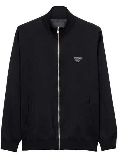 Prada Cardigan Clothing In Black