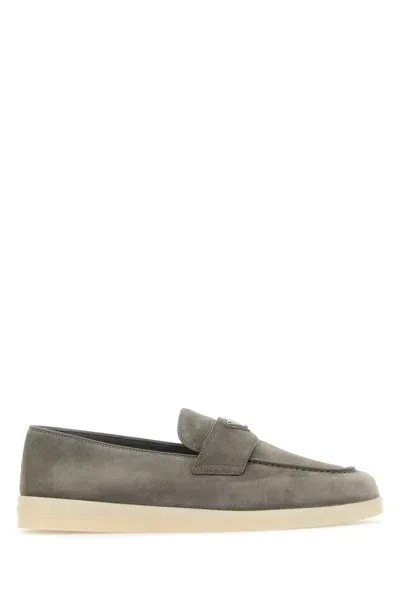 Prada Drive/slip On-6+ Nd  Male In Gray