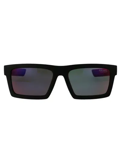 Prada Eyewear Rectangular Frame Sunglasses In Multi