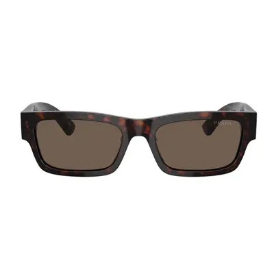 Prada Eyewear Rectangular Frame Sunglasses In Multi