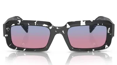 Prada Eyewear Rectangular Frame Sunglasses In Multi