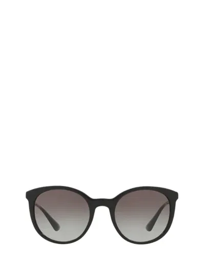 Prada Eyewear Round Frame Sunglasses In Black