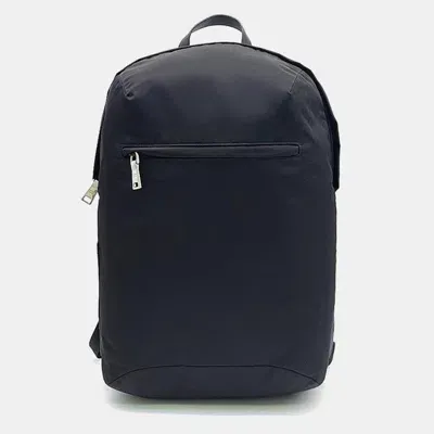 Pre-owned Prada Fabric Backpack In Black