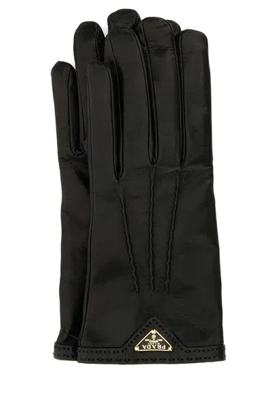 Prada Gloves In Black