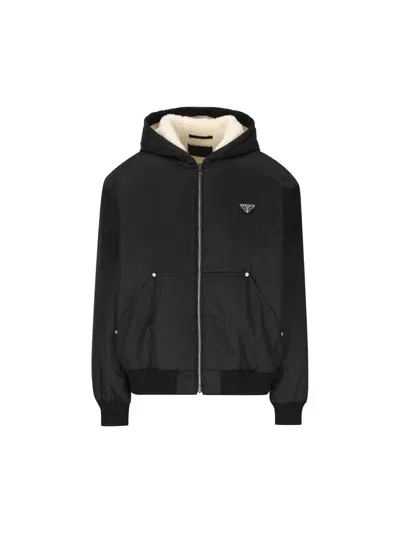 Prada Jackets In Black