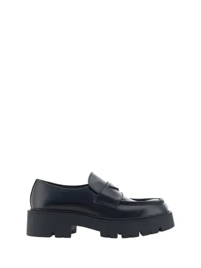 Prada Loafer Shoes In Nero