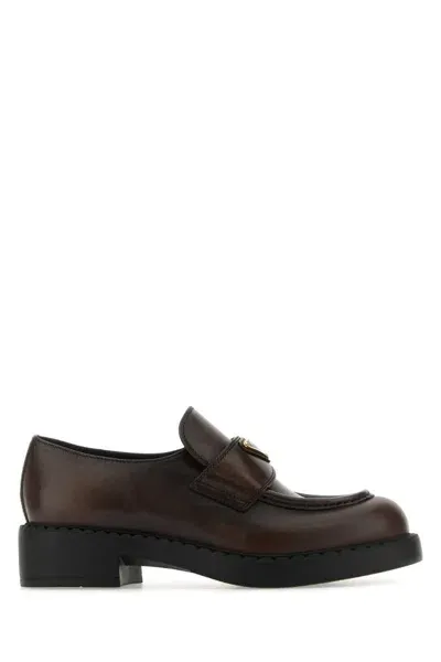 Prada Loafers In Brown