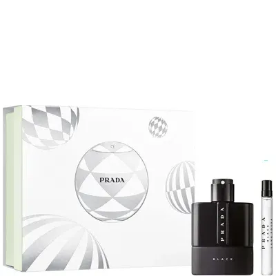 Prada Luna Rossa Black Eau De Parfum 100ml Gift Set In White