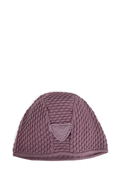 Prada Man Purple Hats In Pink