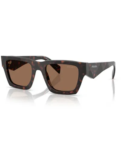 Prada Men's Sunglasses Pr A06s In Dark Brown