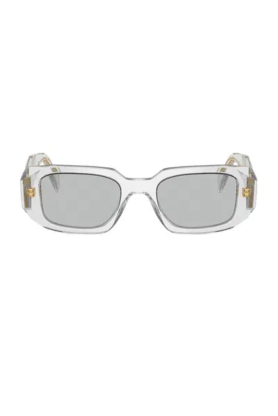 Prada Rectangle Sunglasses In Grey