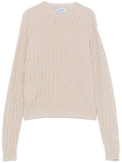 Prada Recycled-cashmere Sweater In Neutrals