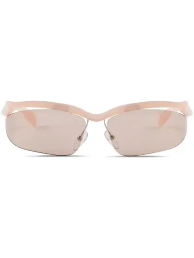 Prada Runaway Sunglasses In Gold